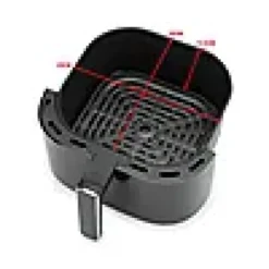 Airfryer Dualfry 6LAFD-60B-Wilfa Discount