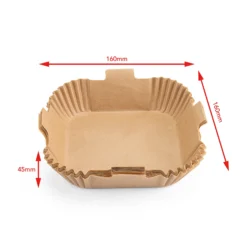 Airfryer papir 16x16cm 50stk-Wilfa New