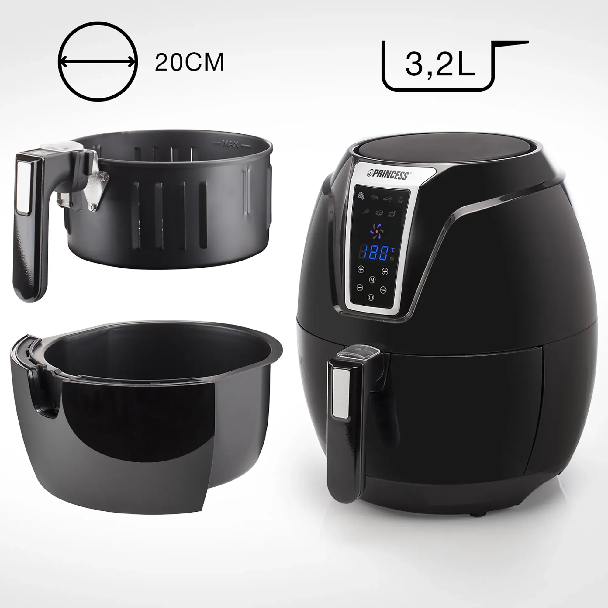 Airfryer XL 3,2l-Princess Hot