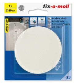 Antiskli pads for bad og dusj ø80mm 6stk-Fix O Moll Outlet