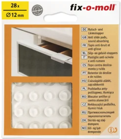 Antiskliputer transparent 12mm-Fix O Moll Hot