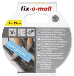 Antisklitape klar for trapper, fliser og badekar 3mx19mm-Fix O Moll Online