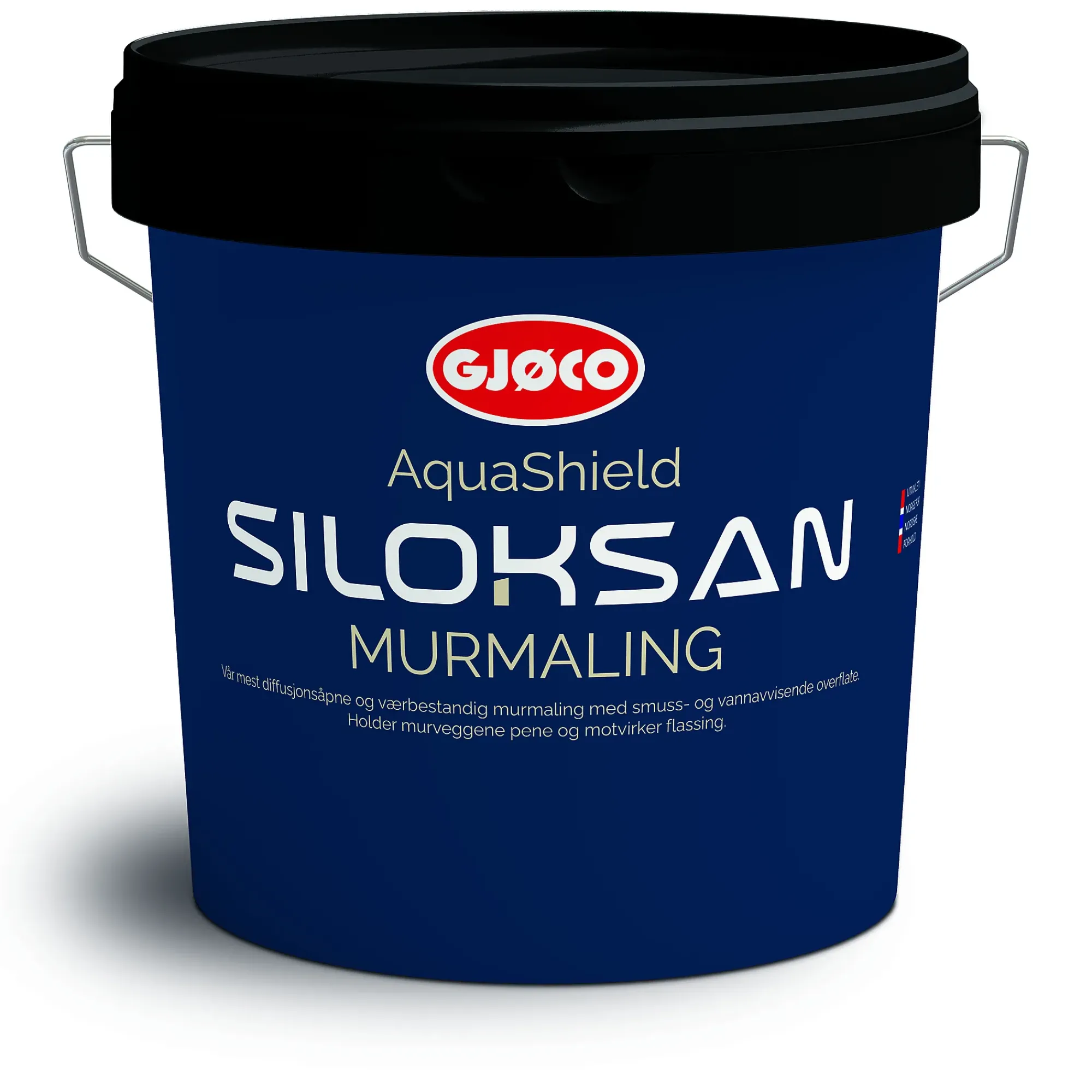 Aquashield Siloksan murmaling dypgrå 2,7l-Gjøco