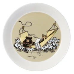 Asjett Mummi 19cm Bisamrotta Beige-Moomin Arabia Clearance