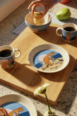 Asjett mummi 19cm Sniff blå-Moomin Arabia