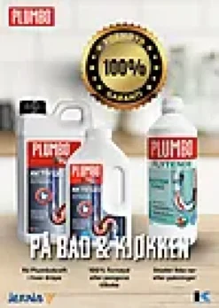 Avløpsåpner flytende Ekstra Tung 1l-Plumbo Clearance