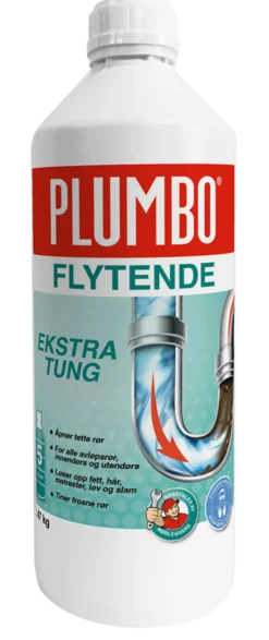Avløpsåpner flytende Ekstra Tung 1l-Plumbo Clearance