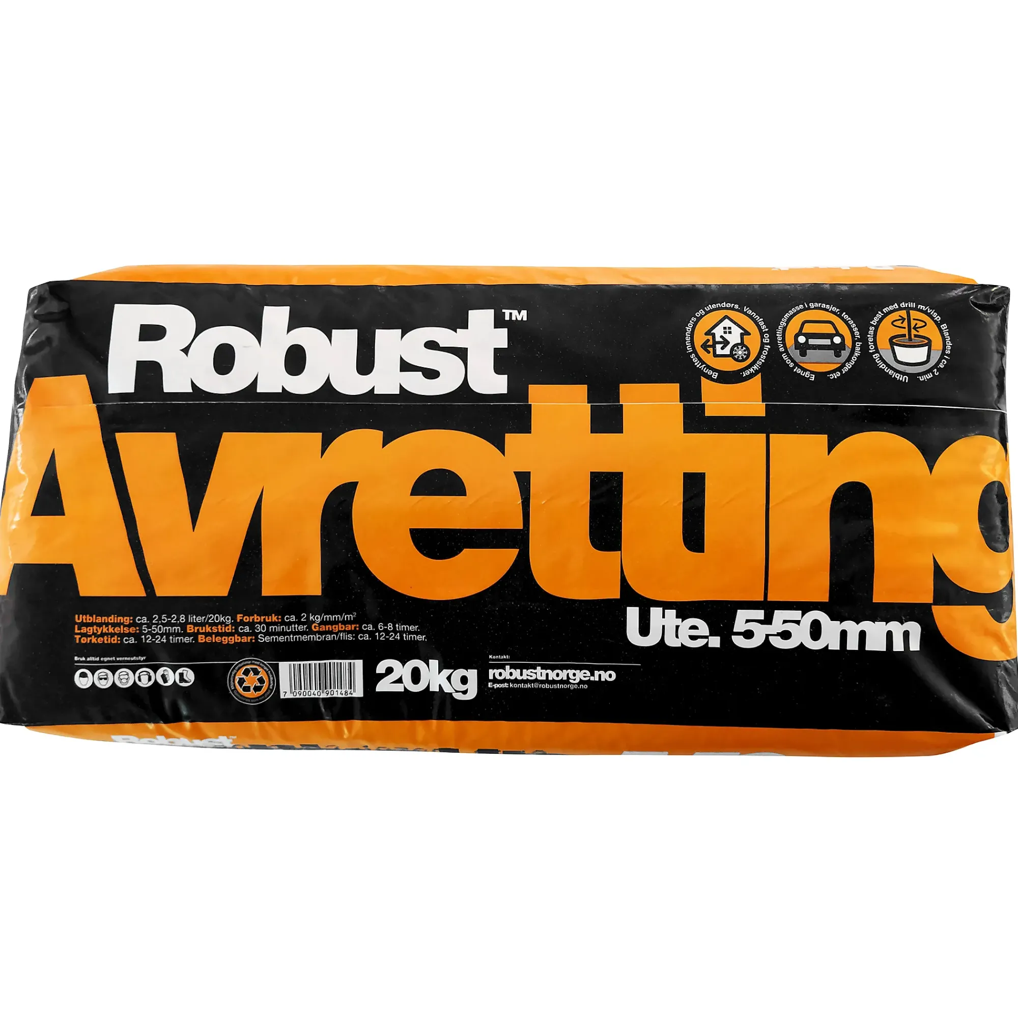 Avretting ute 5-50mm 20kg-Robust Best