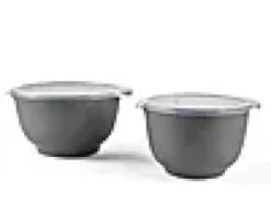 Bakebollesett Margrethe med lokk pebble svart 2+3l-Rosti Clearance
