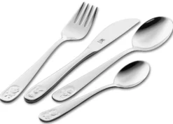 Barnebestikk Bino 4 deler 18/10 gaffel - kniv - skje - liten-Zwilling Hot