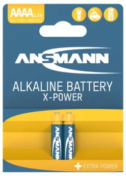 Batteri AAAA alkaline 2stk-Ansmann Clearance