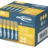 Batteri AA XPower 20stk-Ansmann Hot