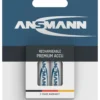 Batterier oppladbare 4xAA 800mah tåler lang lagring-Ansmann Online