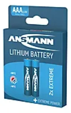 Batteri lithium AAA 2stk-Ansmann New