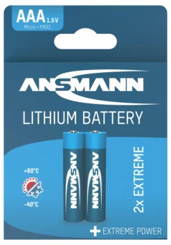 Batteri lithium AAA 2stk-Ansmann New