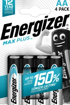Batteri Max plus AA 4stk-Energizer Hot