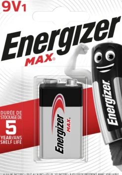 Batteri Max 9v-Energizer Clearance