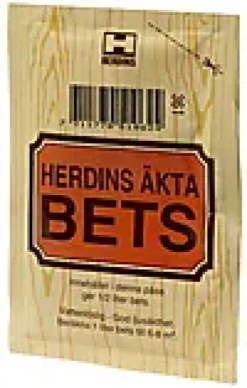 Beispulver vannbasert 10g blå ekte beis-Herdins Best