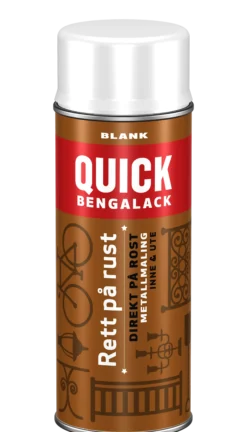 Bengalack Rett på rust spray blank 400ml-Quick