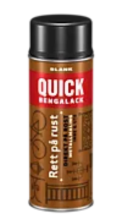 Bengalack Rett på rust spray blank 400ml-Quick Outlet