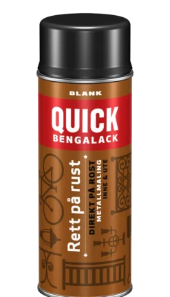 Bengalack Rett på rust spray blank 400ml-Quick Outlet