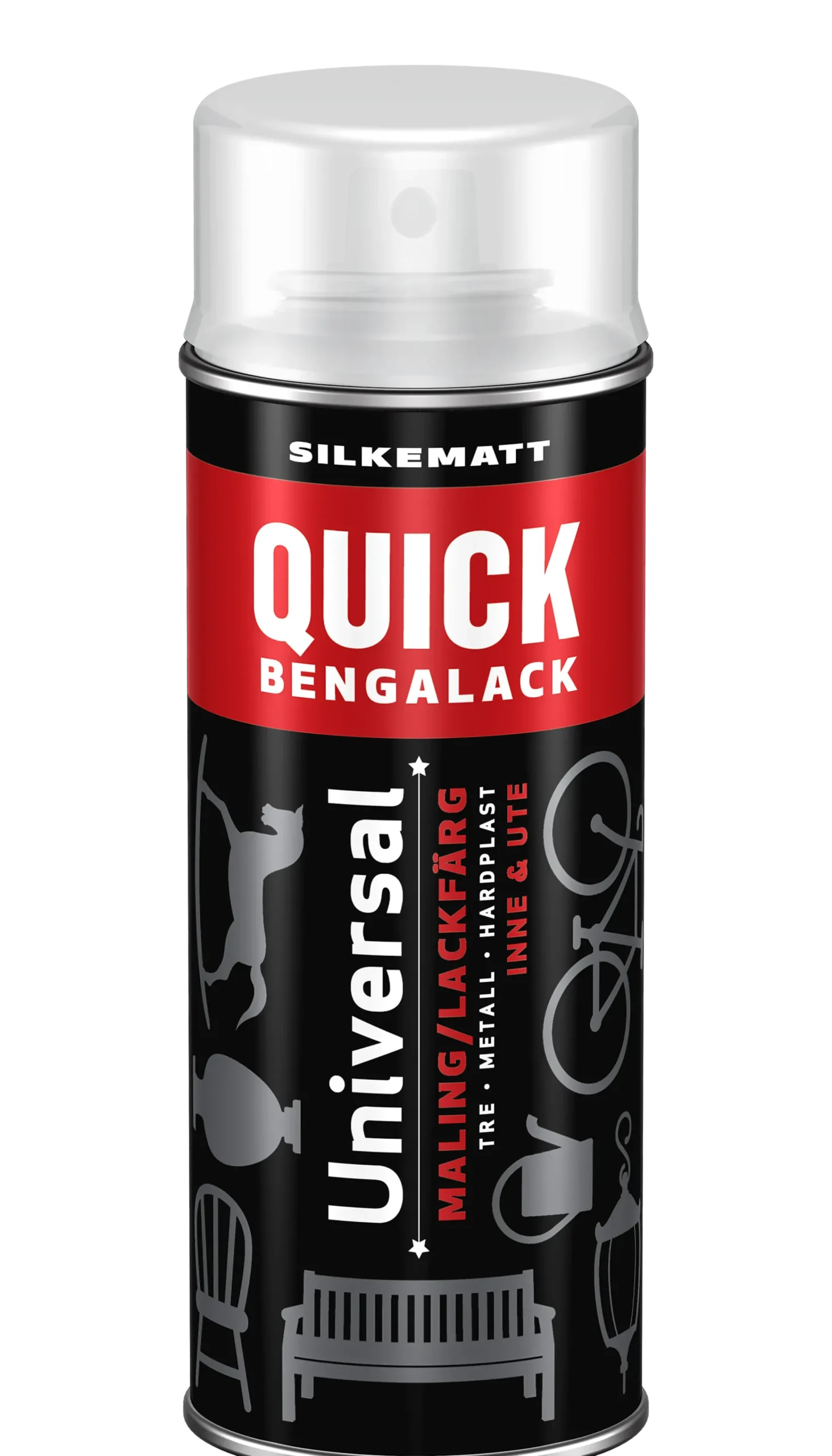 Bengalack spray silkematt 400ml-Quick Hot