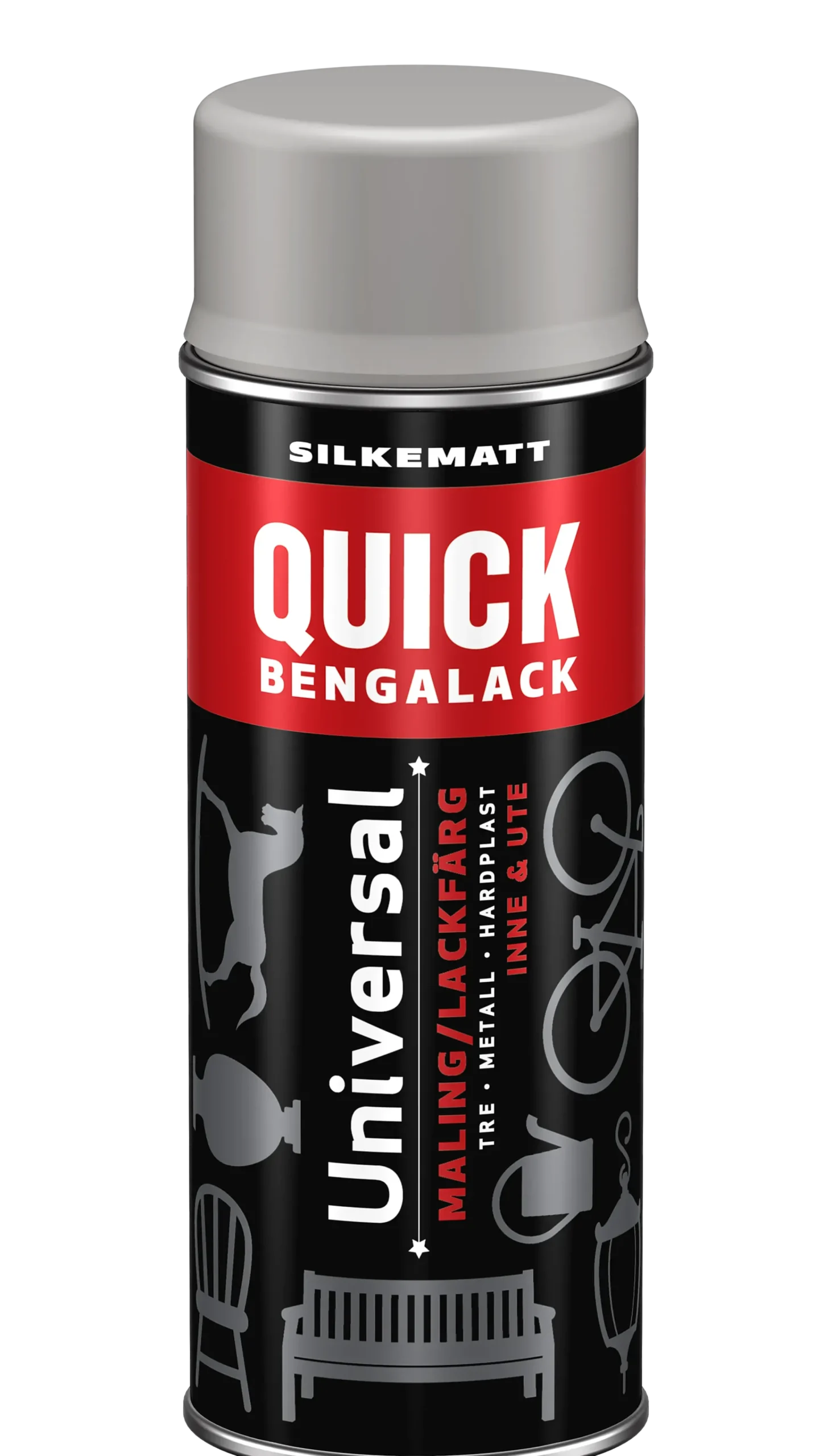 Bengalack spray temperert silkematt 400ml-Quick Outlet