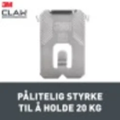 Bildeoppheng til gipsvegg 20kg 2stk-3m New