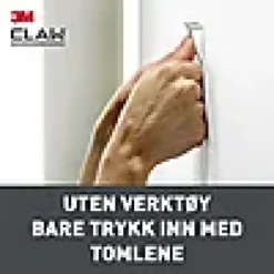 Bildeoppheng til gipsvegg 20kg 2stk-3m New