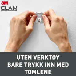 Bildeoppheng til gipsvegg 20kg 2stk-3m New