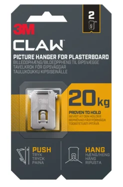 Bildeoppheng til gipsvegg 20kg 2stk-3m New
