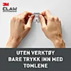 Bildeoppheng til gipsvegg 20kg 2stk-3m New