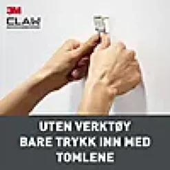 Bildeoppheng til gipsvegg 30kg 2stk-3m Best