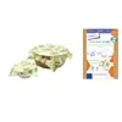 Bivokspapir ark medium og large 2stk assortert-Beeskin Sale