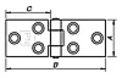 Bladhengsel 1704 38mm-Pn Beslag Clearance