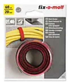Borrelås back to back sort/rød 60cm-Fix O Moll Outlet