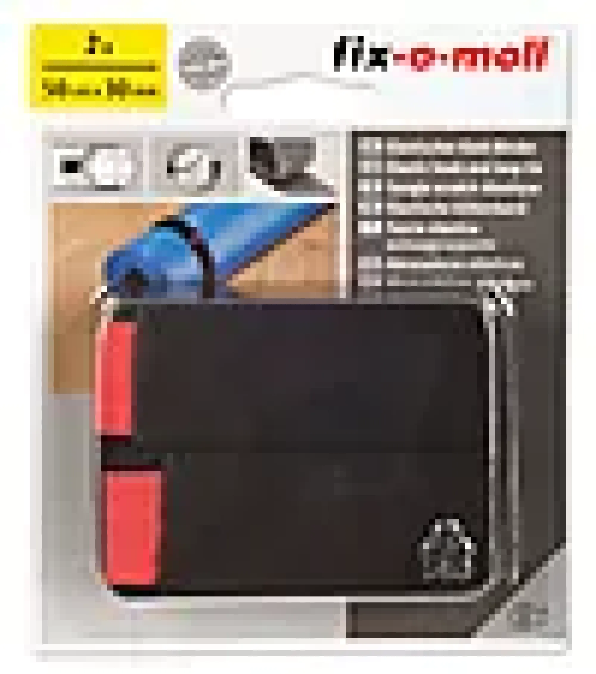 Borrelås Hookloop Elastisk med rød griptag 50cmx30mm-Fix O Moll Sale