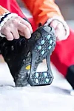 Brodder Walking Large Sort 41-45-Nordic grip