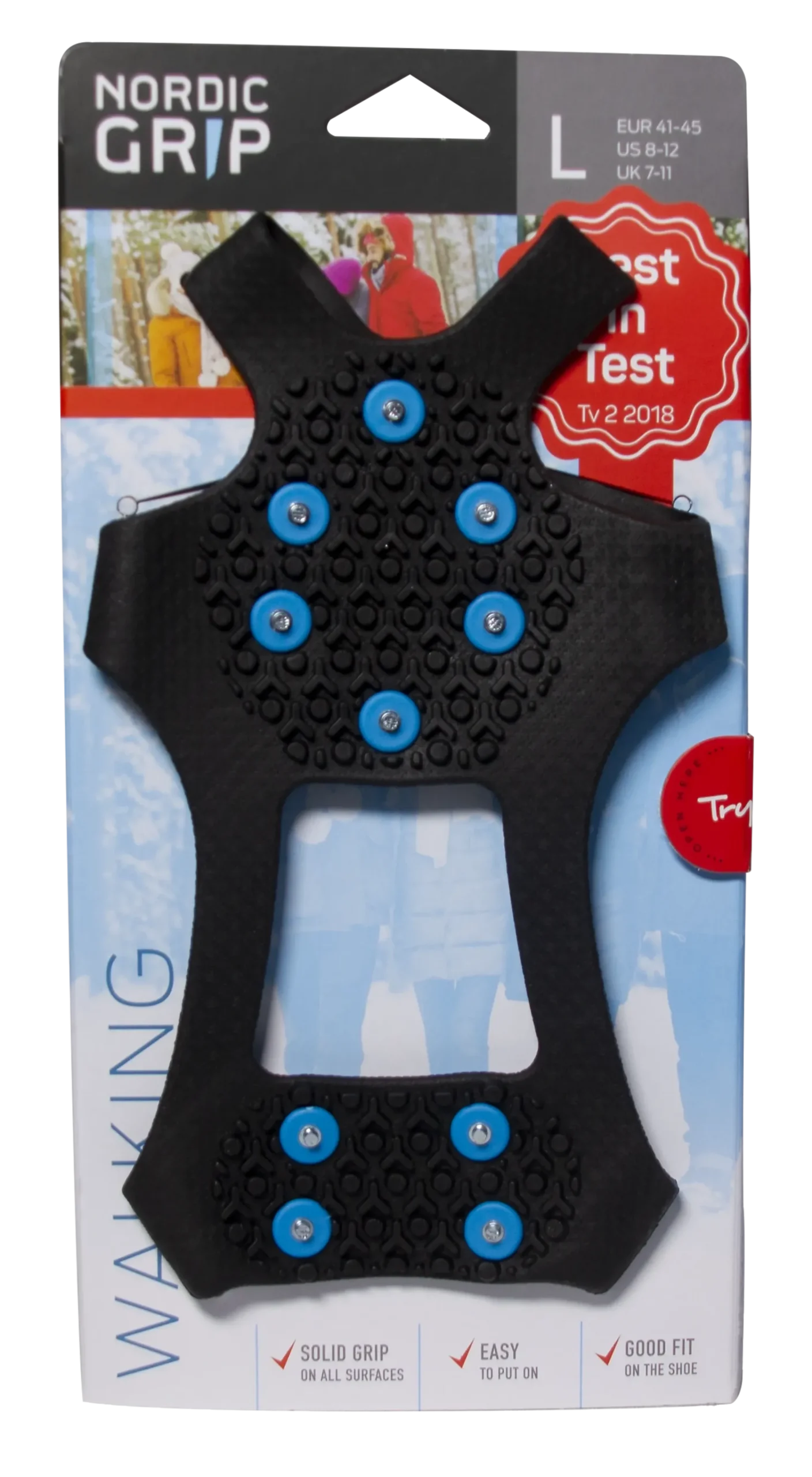 Brodder Walking X-large 45-47-Nordic grip Clearance