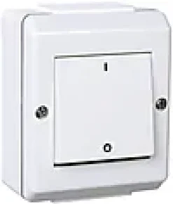Bryter utenpåliggende kapslet 2-pol IP55-Gelia Clearance