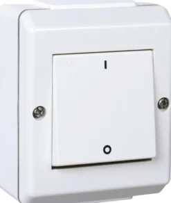 Bryter utenpåliggende kapslet 2-pol IP55-Gelia Clearance