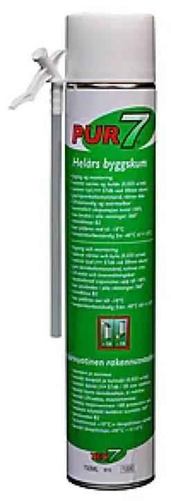 Byggskum PUR helårs med begrenset ekspansjon 750ml-Relekta New