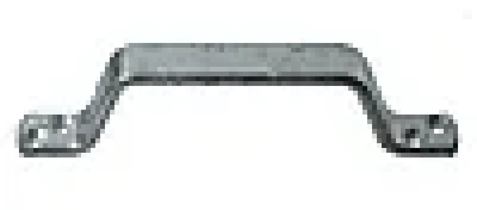 BØYLEHÅNDTAK PN 4302 VARMGALV. 200MM-Pn Beslag Hot