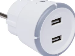 CAPiDi USB sikkerhetstimer 2xUSB 3.4Ah-Gelia Clearance