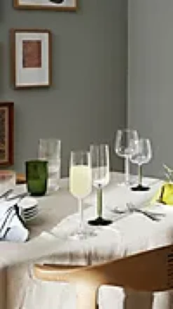 Champagneglass 24cl Grønn 2stk Hammershøi-Kähler New