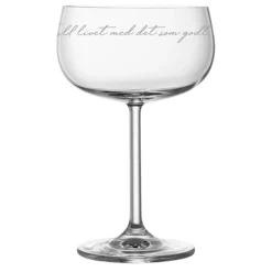Champagneglass Fyll Livet Med Det Som Godt Er-Lykketegning Sale