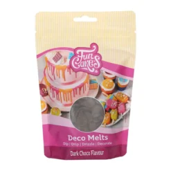 Deco Melts mørk sjokoladesmak 250g-Funcakes