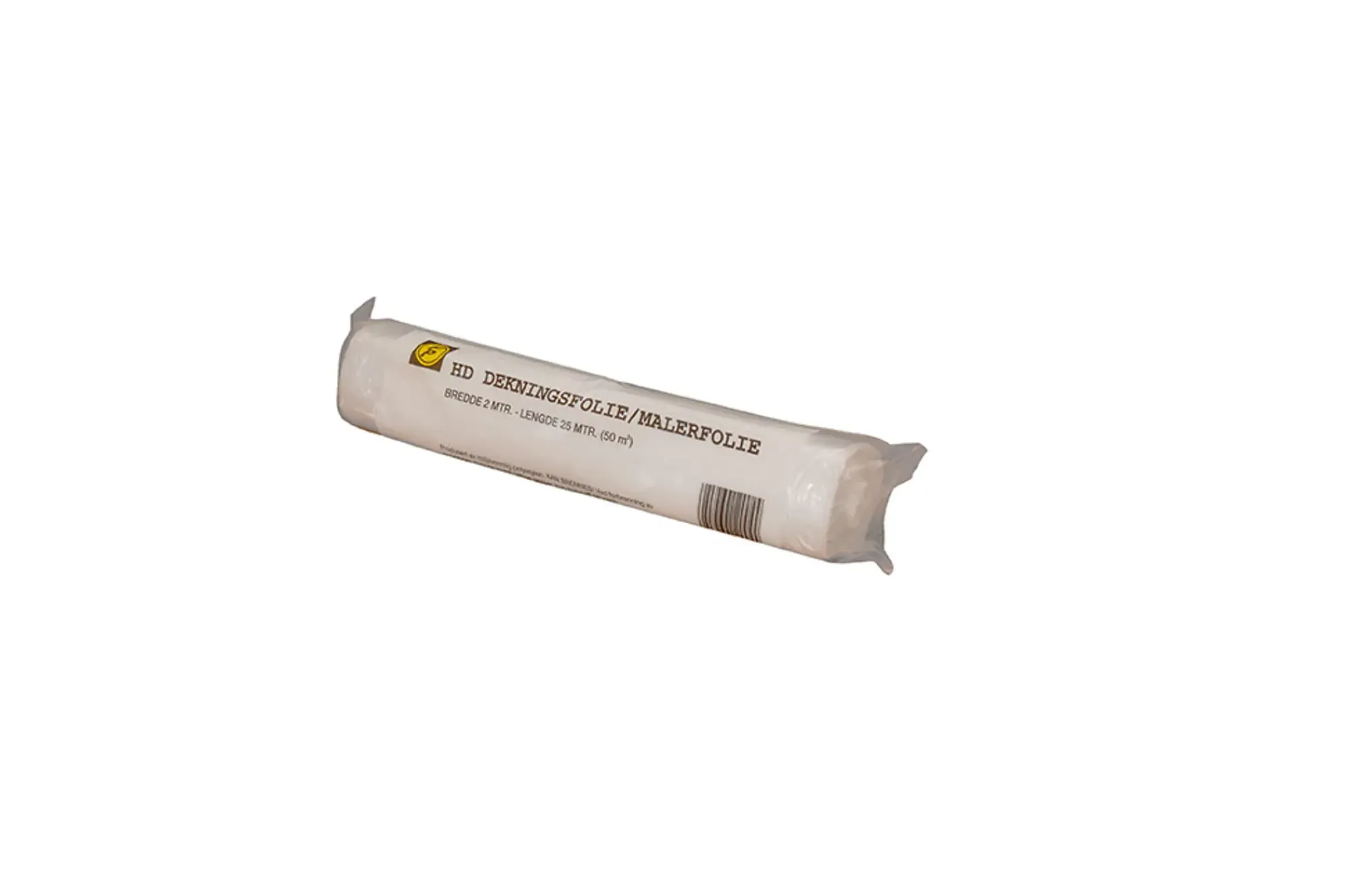 Dekningsfolie HD 0,01x20cmx25m-Forenede plast Discount