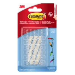 Dekorklips med clear strips-Command Online