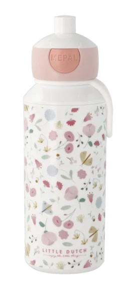 DRIKKEFLASKE POP-UP CAMPUS 400 ML FLOWERS & BUTTERFLIES-Mepal Clearance